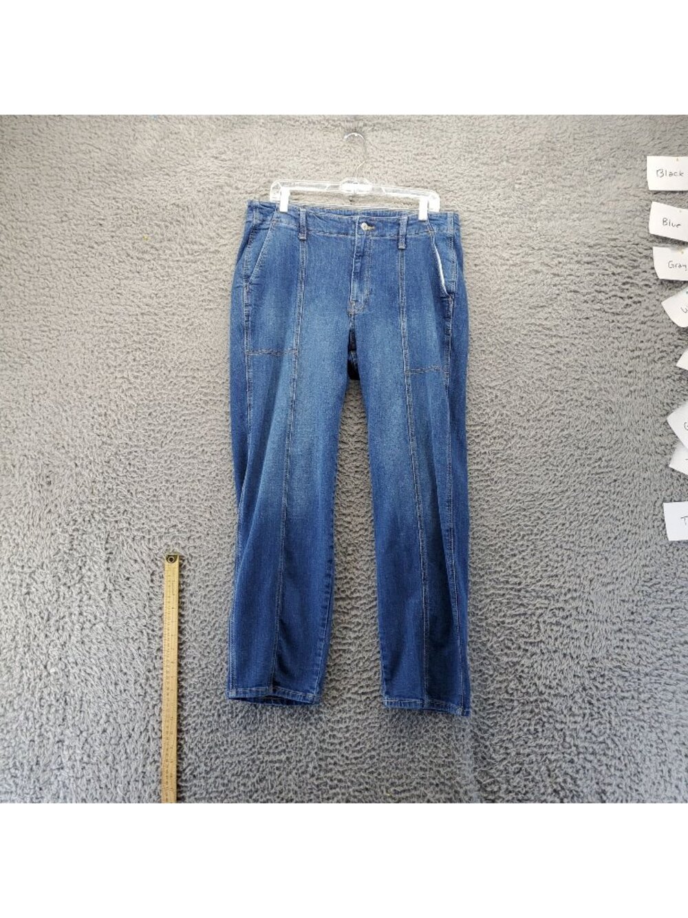 Old Navy Jeans Womens 14 Blue High-Rise OG Loose Fit Denim With Smooth Pockets